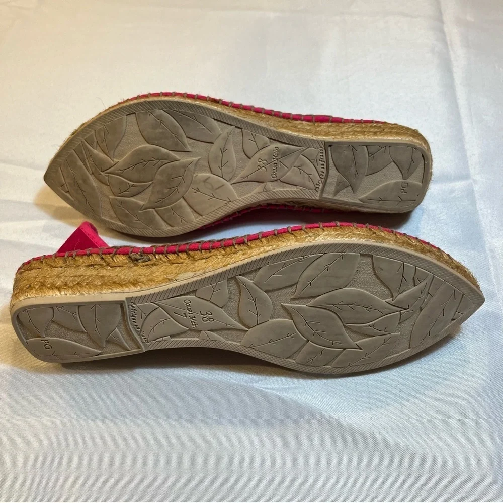Pare Gabia Women’s Espadrilles Size 37 Suede Color Fuchsia Made in Spain